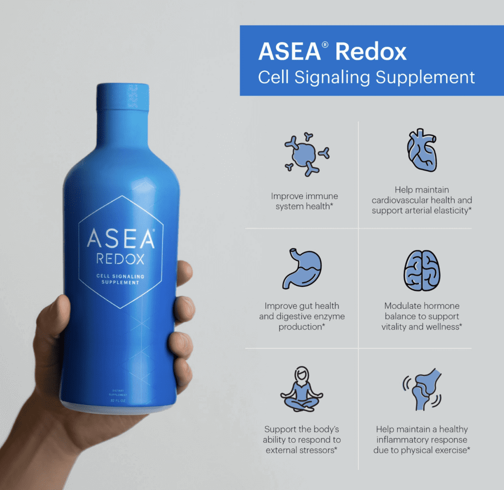 Asea redox - doplňuje redoxní molekuly přímo do těla.